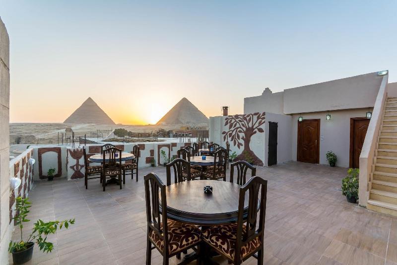 Giza Pyramids Inn Kafret el-Gabal Kültér fotó