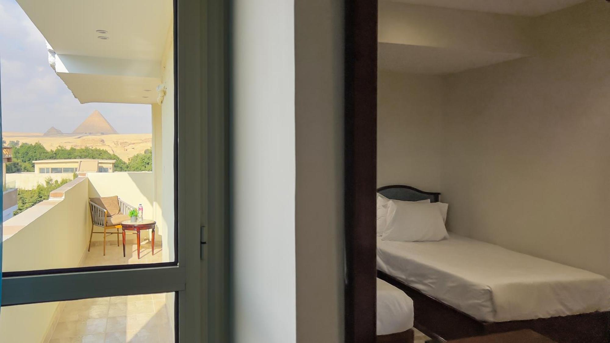 Giza Pyramids Inn Kafret el-Gabal Kültér fotó