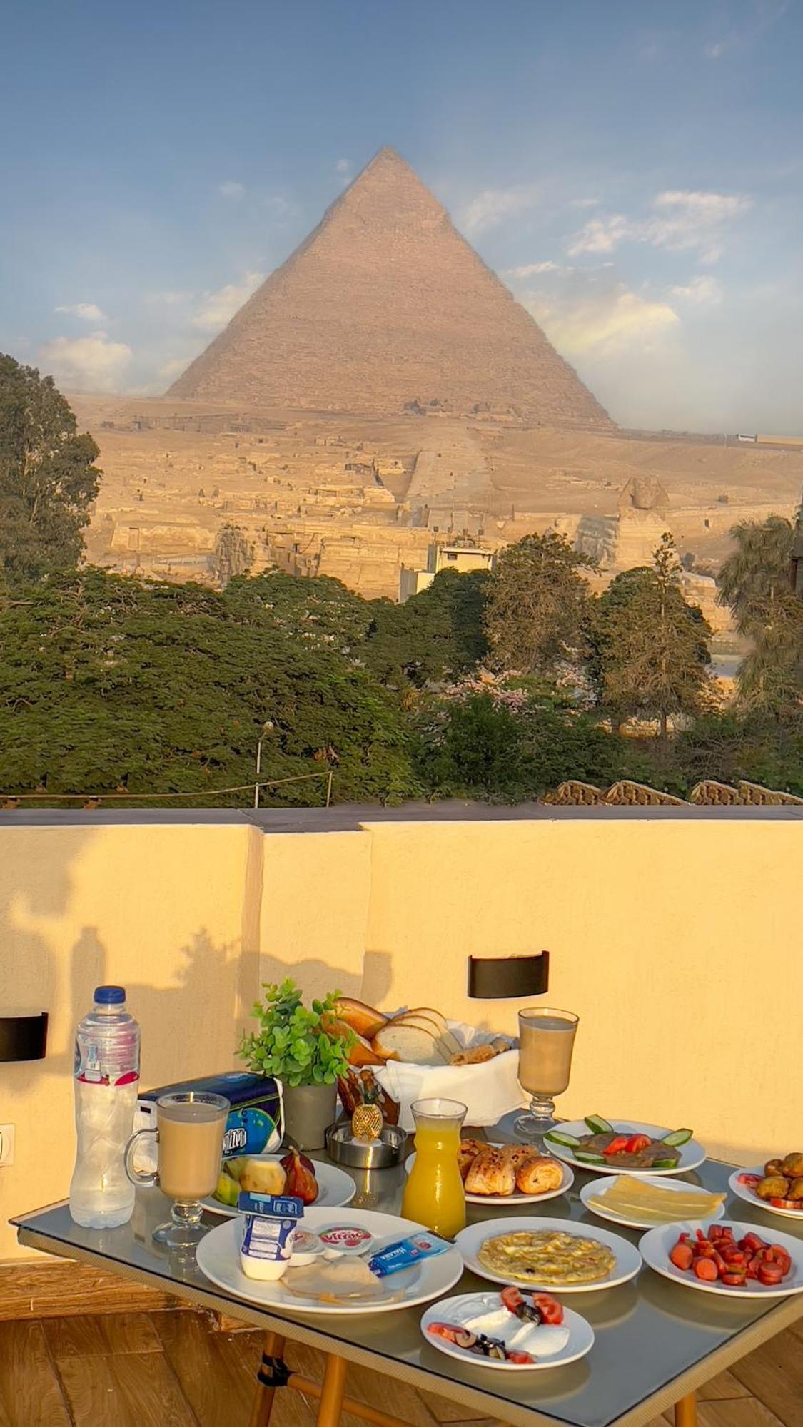 Giza Pyramids Inn Kafret el-Gabal Kültér fotó